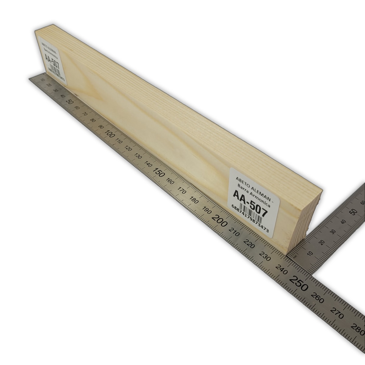 Barra Armonica AA-507 de Abeto Alemán para Armado Interno2