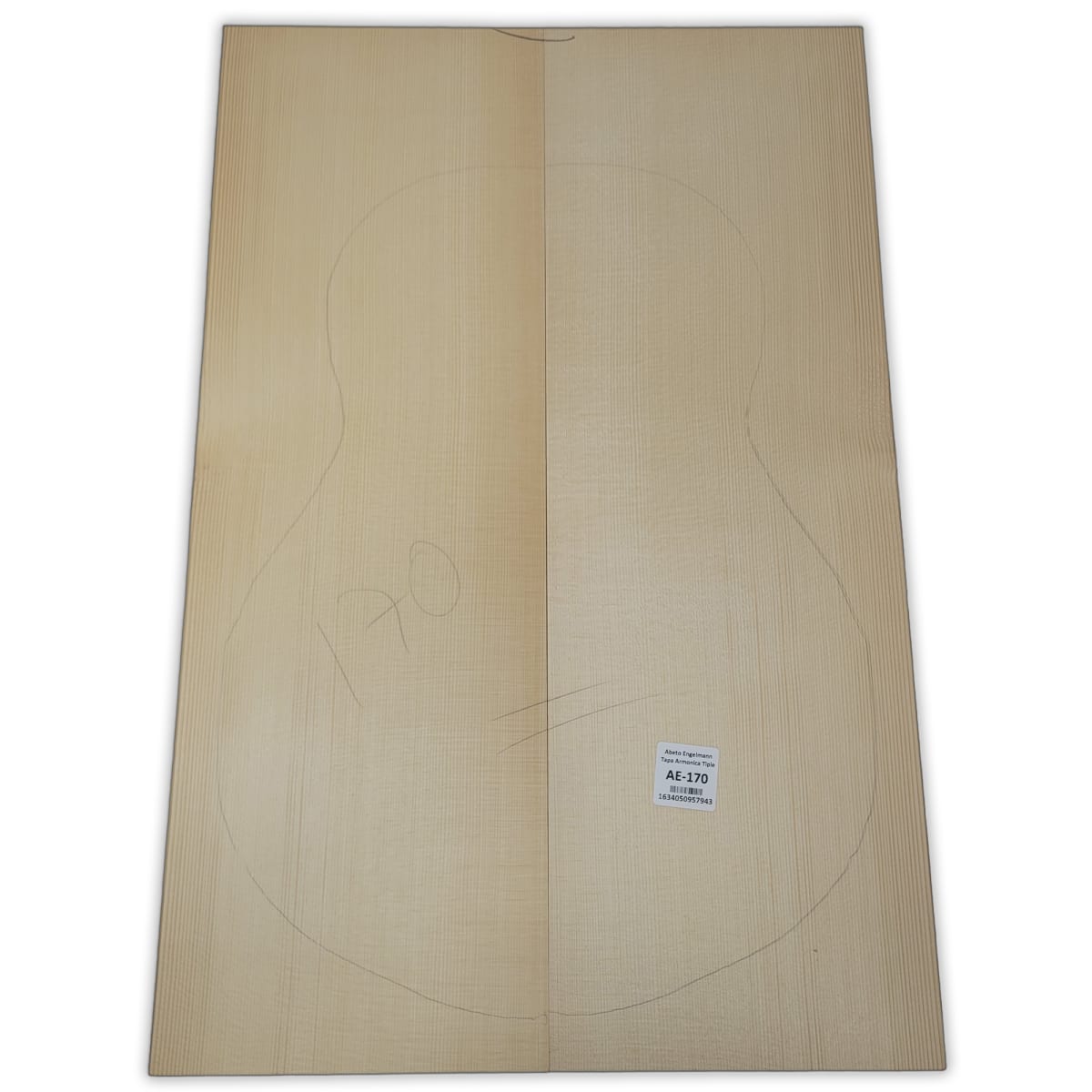 Tapa Armonica AE-170 de Abeto Engelmann Especial AAA para Tiple9