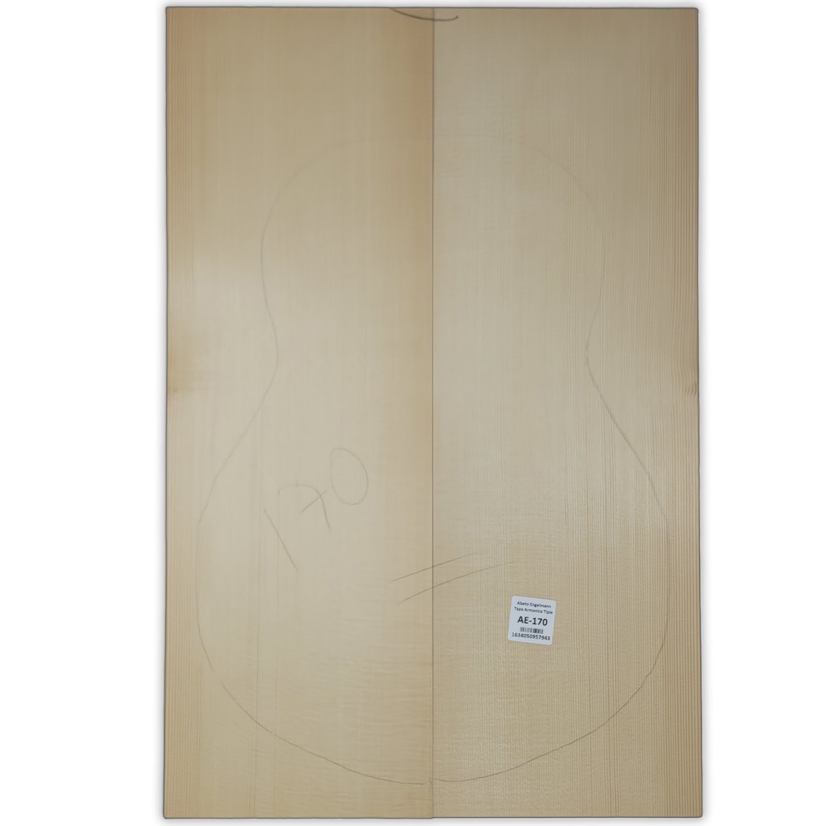Tapa Armonica AE-170 de Abeto Engelmann Especial AAA para Tiple 0