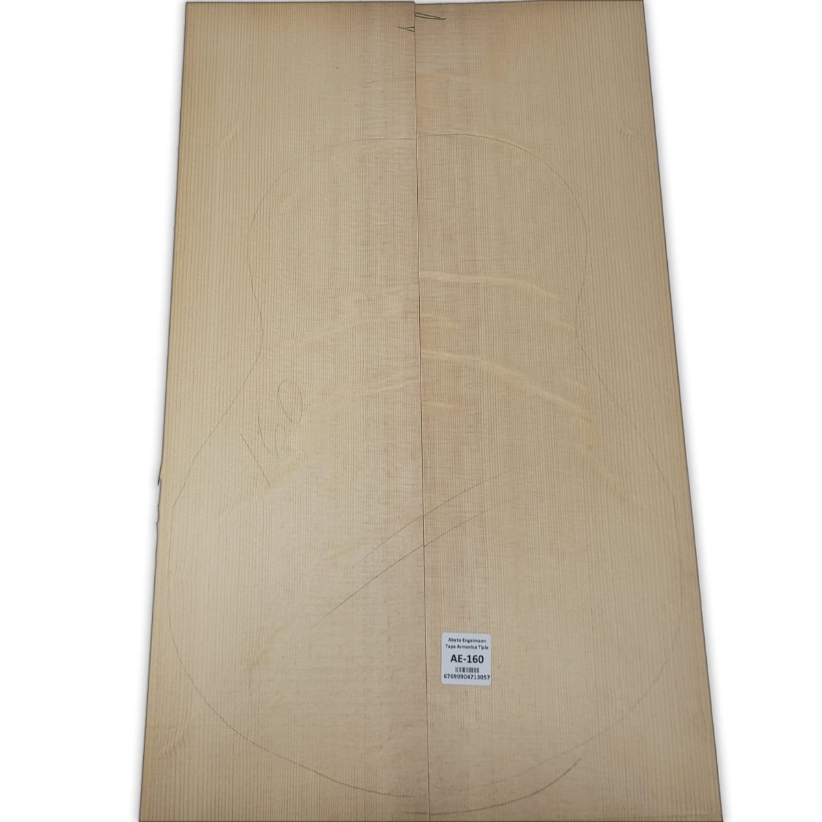 Tapa Armonica AE-160 de Abeto Engelmann Especial AAA Garra de Oso para Tiple 0