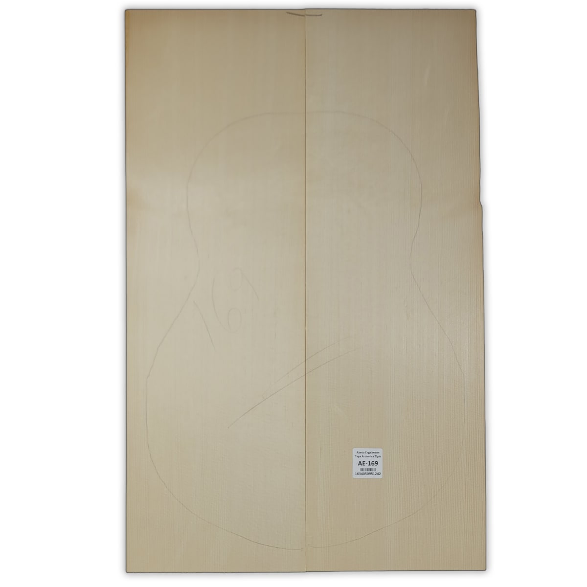 Tapa Armonica AE-169 de Abeto Engelmann Especial AAA para Tiple 0