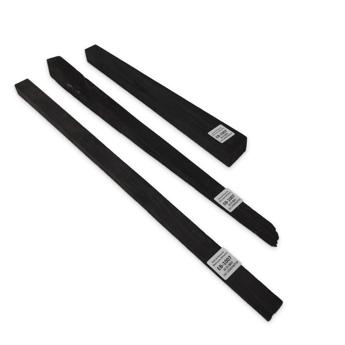 Set de 3 Piezas EB-1007 de Ebano Negro para Artesania 6