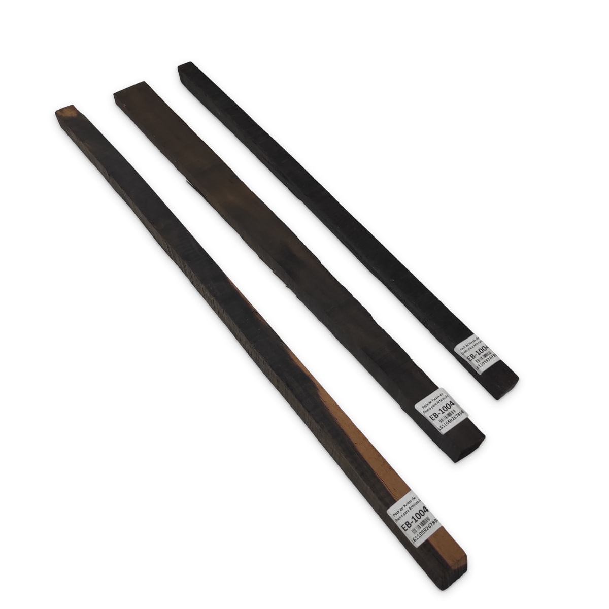 Set de 3 Piezas EB-1004 de Ebano Negro para Artesania 6