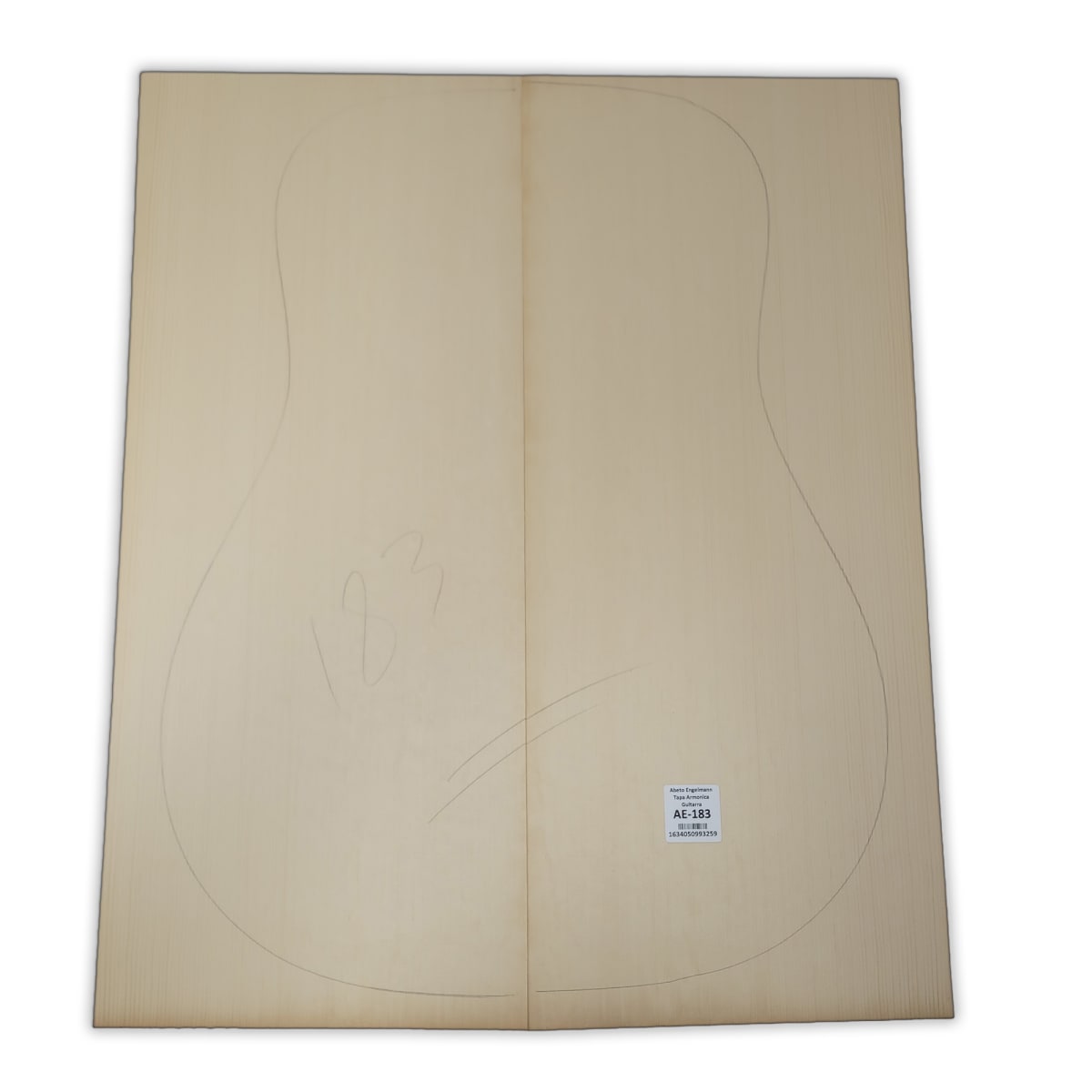 Tapa Armonica AE-183 de Abeto Engelmann Especial AAA para Guitarra10