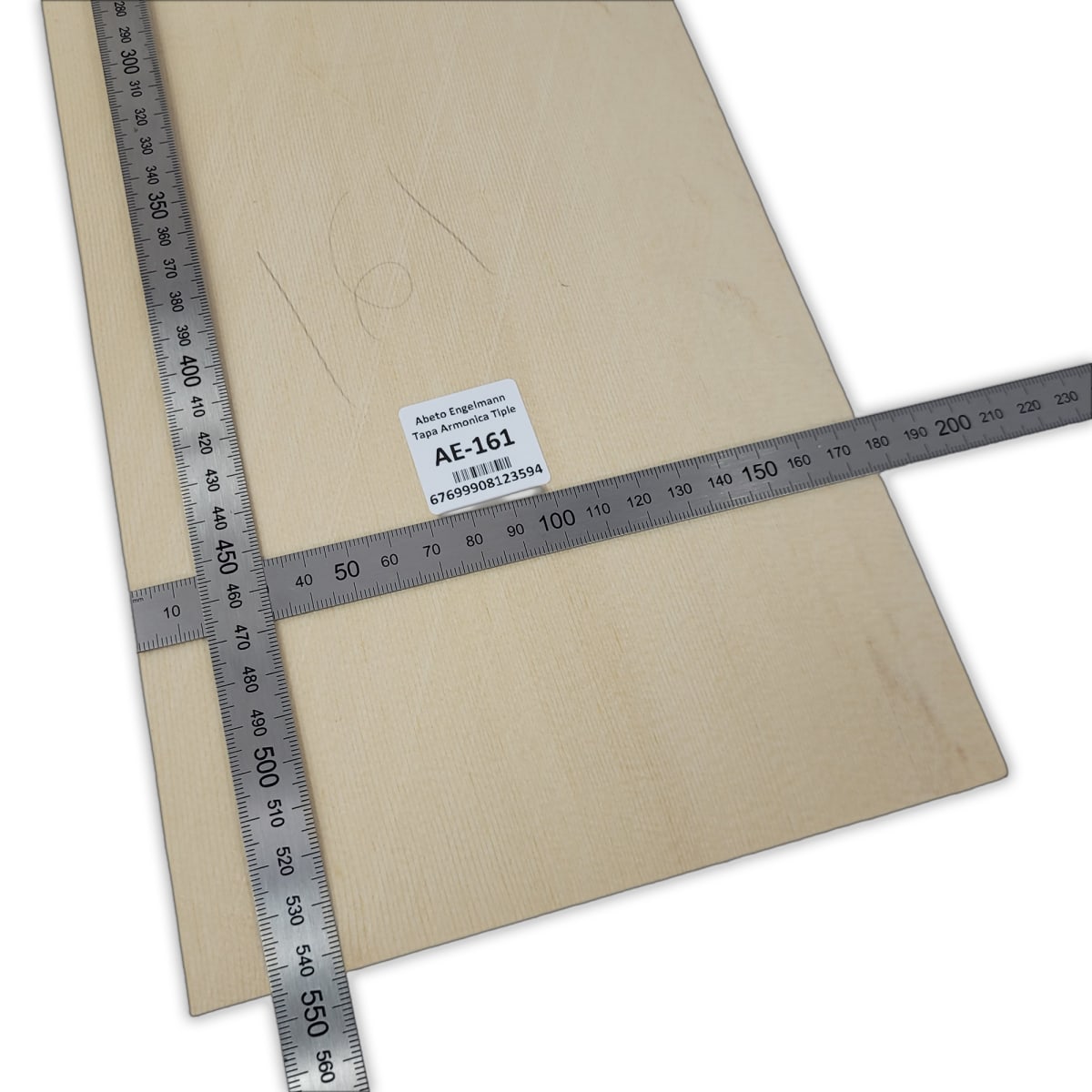 Tapa Armonica AE-161 de Abeto Engelmann Especial AAA para Tiple3