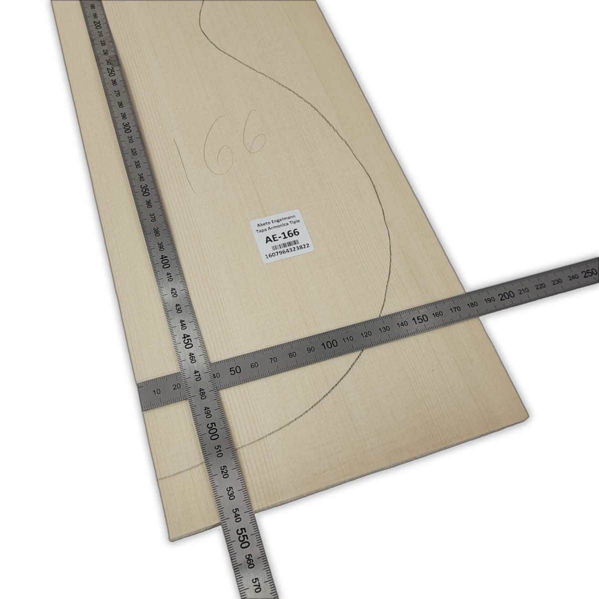 Tapa Armonica AE-166 de Abeto Engelmann Especial AAA para Tiple3