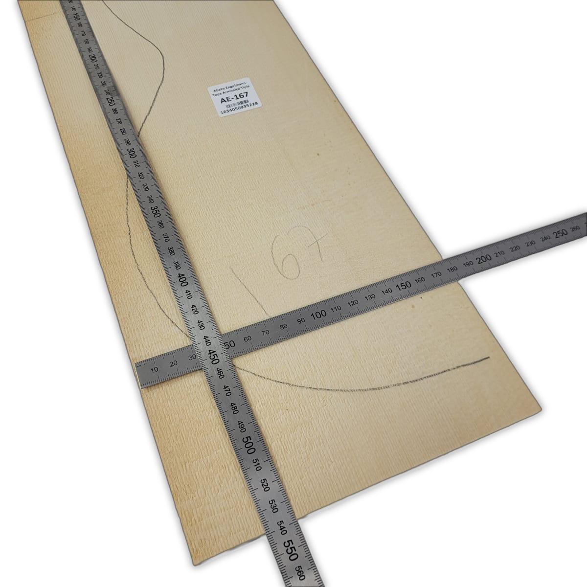 Tapa Armonica AE-167 de Abeto Engelmann Especial AAA para Tiple3