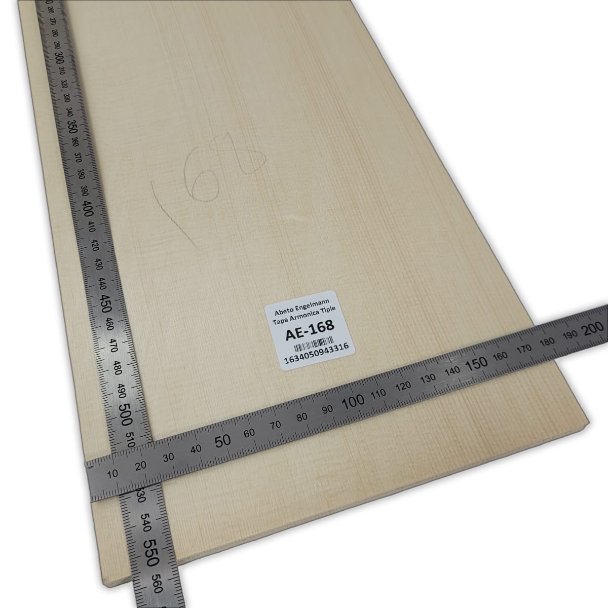 Tapa Armonica AE-168 de Abeto Engelmann Especial AAA para Tiple3