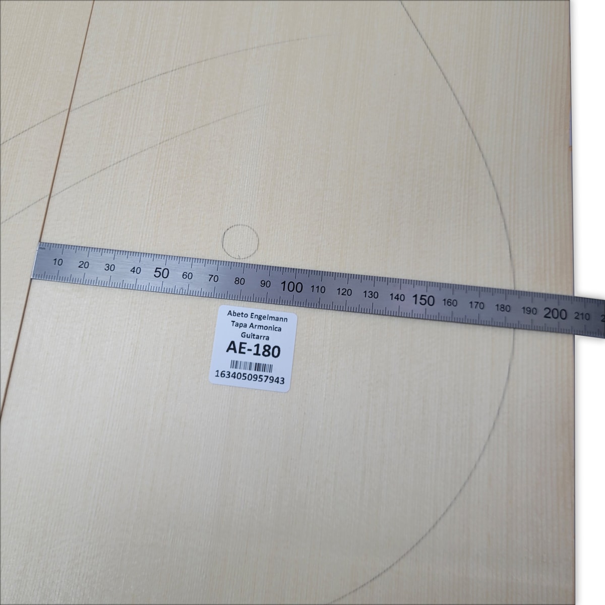 Tapa Armonica AE-180 de Abeto Engelmann Especial AAA para Guitarra3