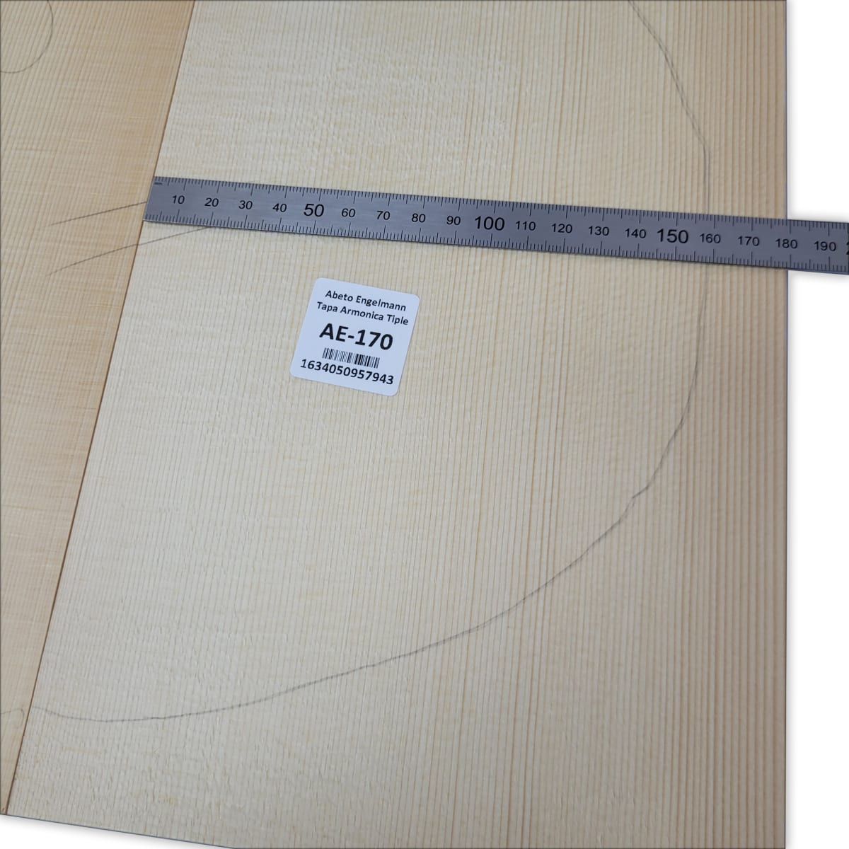 Tapa Armonica AE-170 de Abeto Engelmann Especial AAA para Tiple3