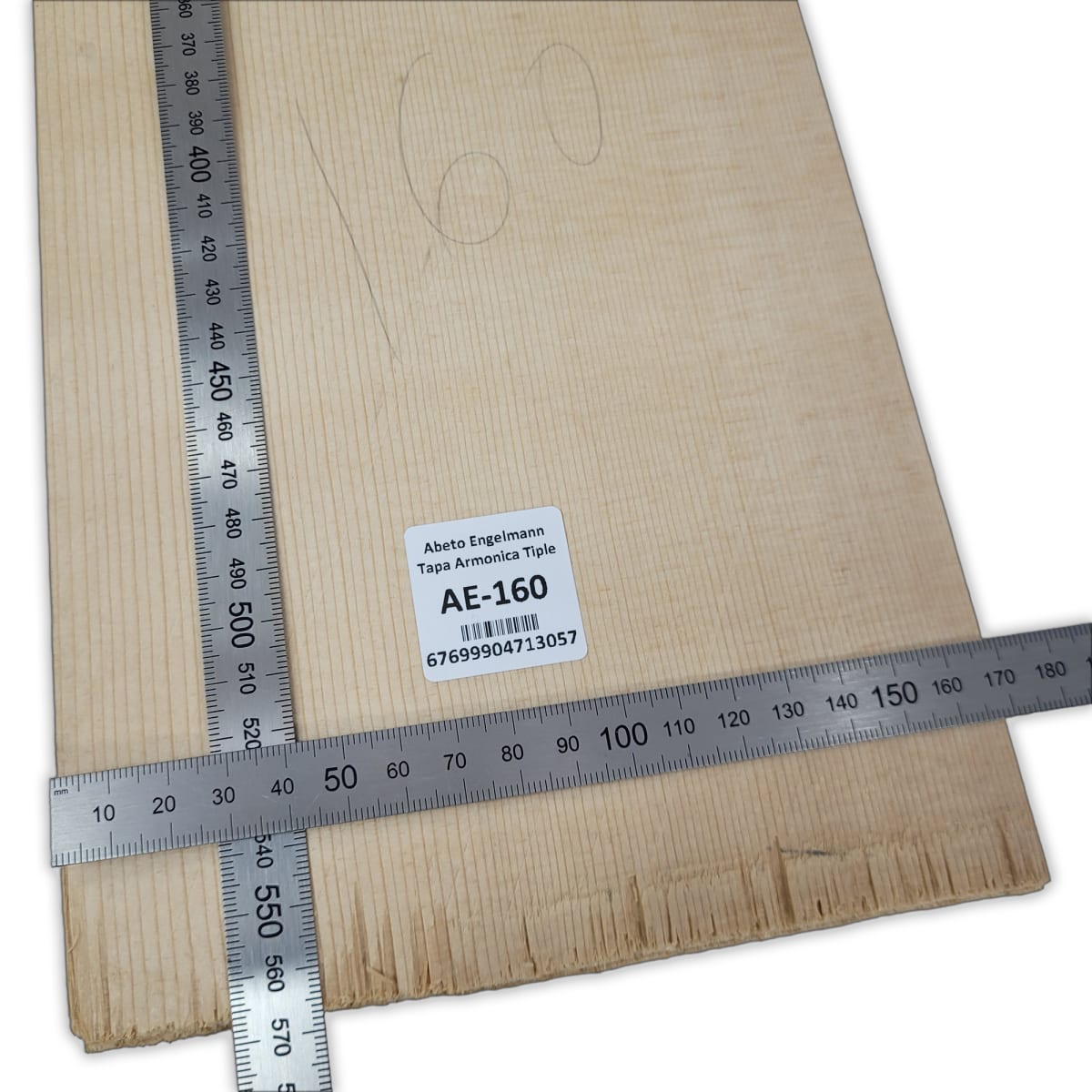 Tapa Armonica AE-160 de Abeto Engelmann Especial AAA Garra de Oso para Tiple3