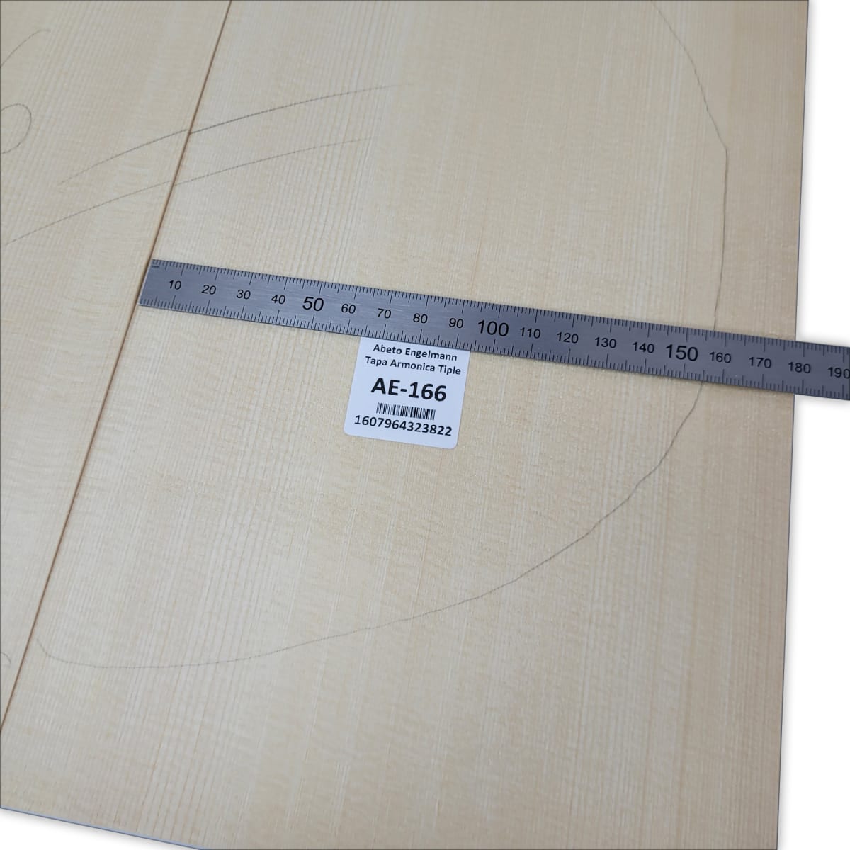 Tapa Armonica AE-166 de Abeto Engelmann Especial AAA para Tiple4