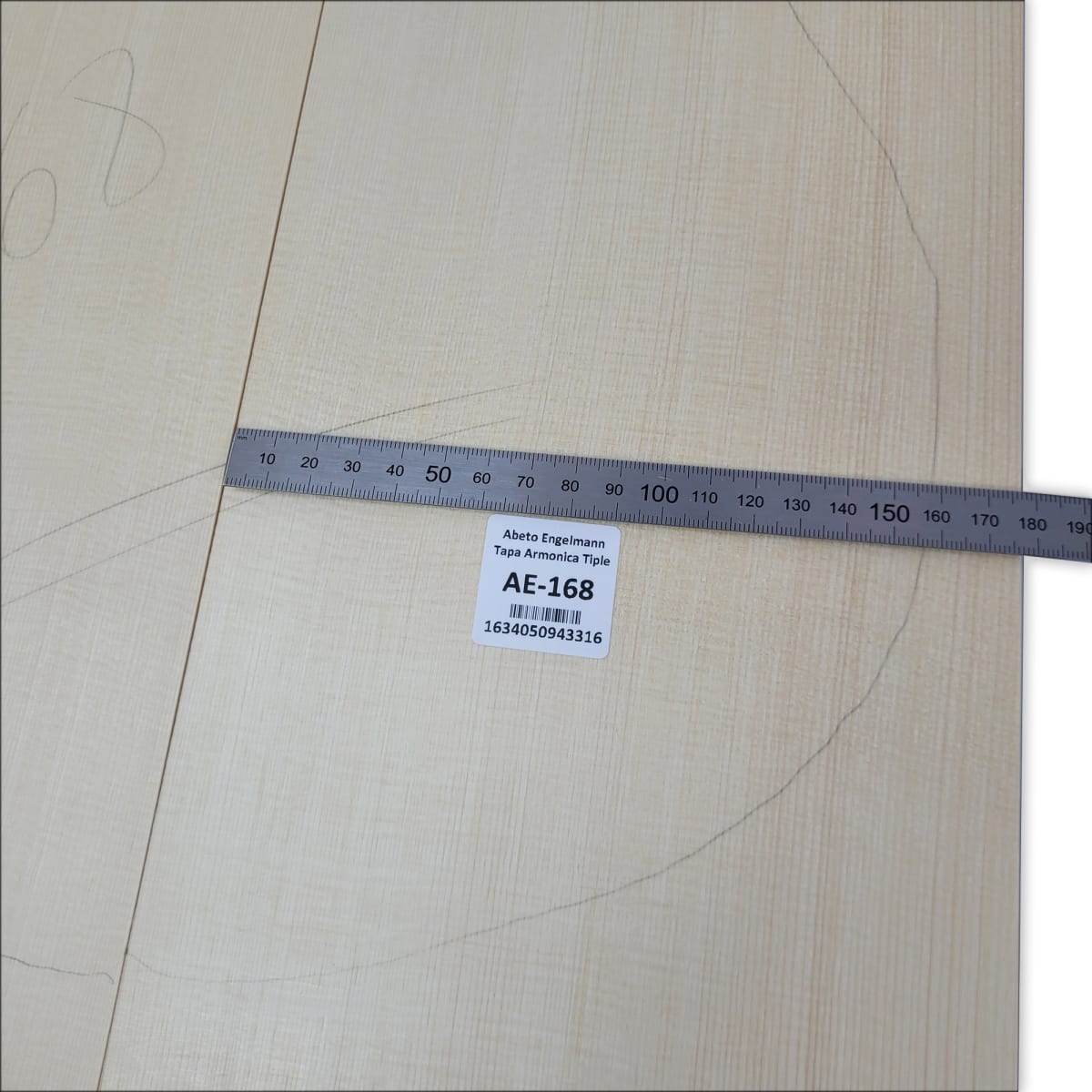 Tapa Armonica AE-168 de Abeto Engelmann Especial AAA para Tiple4
