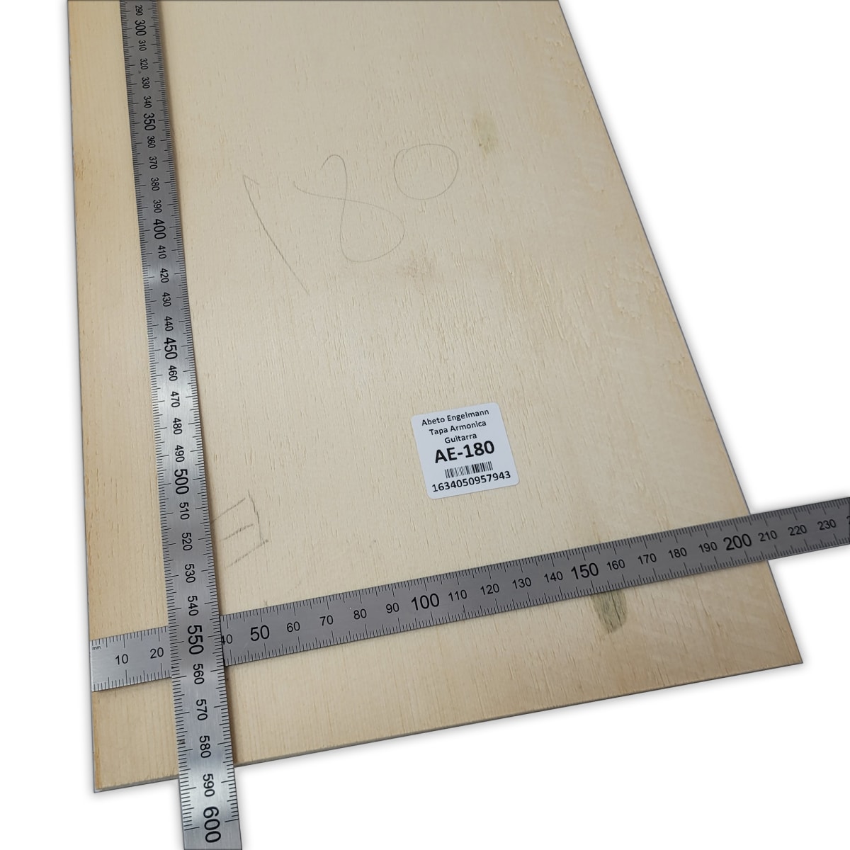 Tapa Armonica AE-180 de Abeto Engelmann Especial AAA para Guitarra4