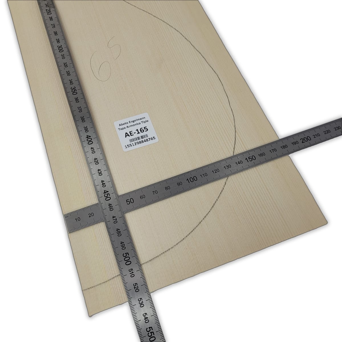 Tapa Armonica AE-165 de Abeto Engelmann Especial AAA para Tiple 3