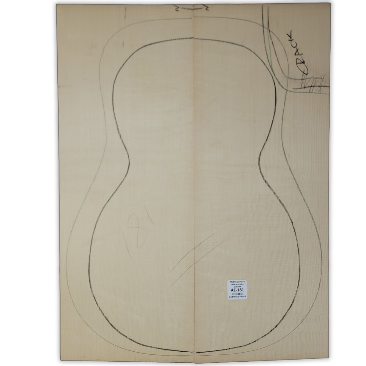 Tapa Armonica AE-181 de Abeto Engelmann Especial AAA Garra de Oso para Guitarra8