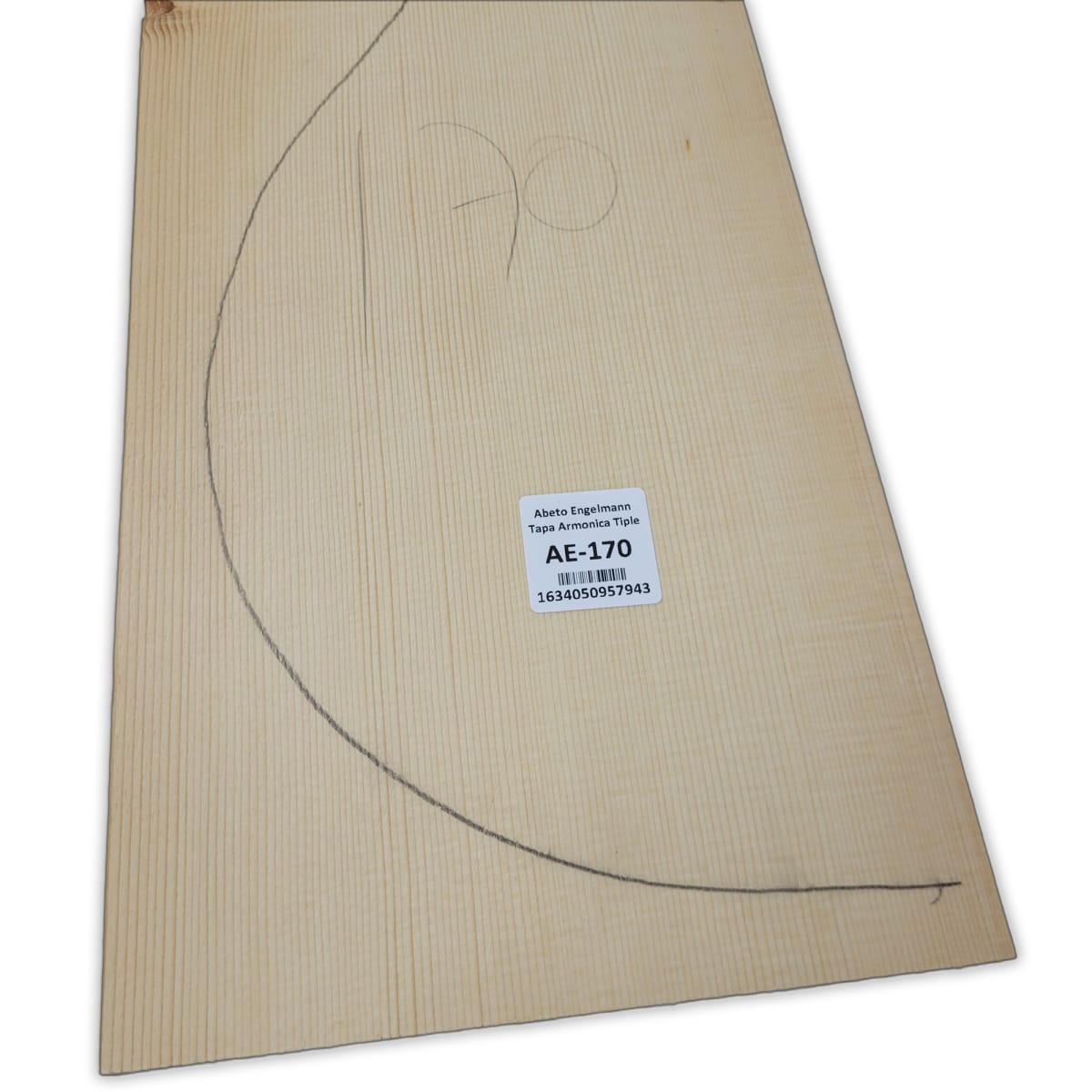 Tapa Armonica AE-170 de Abeto Engelmann Especial AAA para Tiple5
