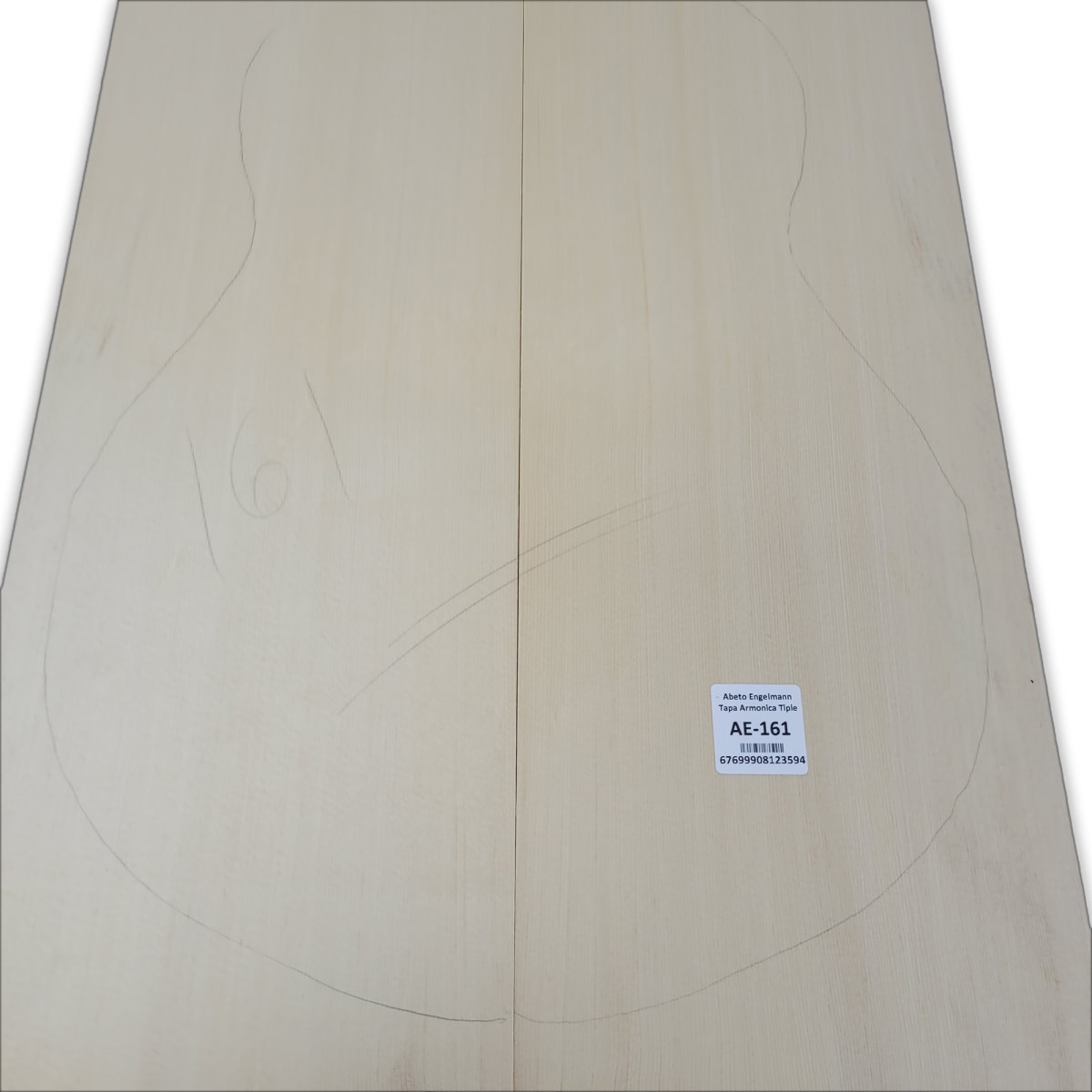 Tapa Armonica AE-161 de Abeto Engelmann Especial AAA para Tiple6