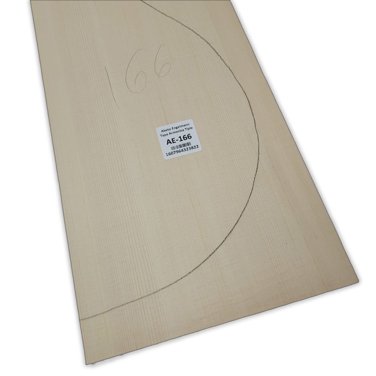 Tapa Armonica AE-166 de Abeto Engelmann Especial AAA para Tiple6