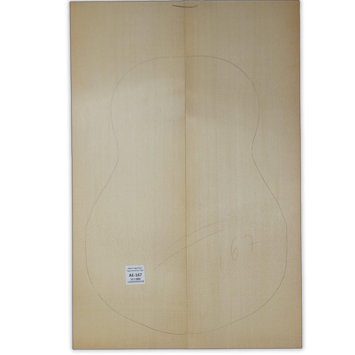 Tapa Armonica AE-167 de Abeto Engelmann Especial AAA para Tiple6