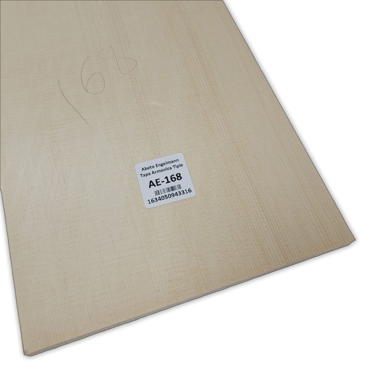 Tapa Armonica AE-168 de Abeto Engelmann Especial AAA para Tiple6