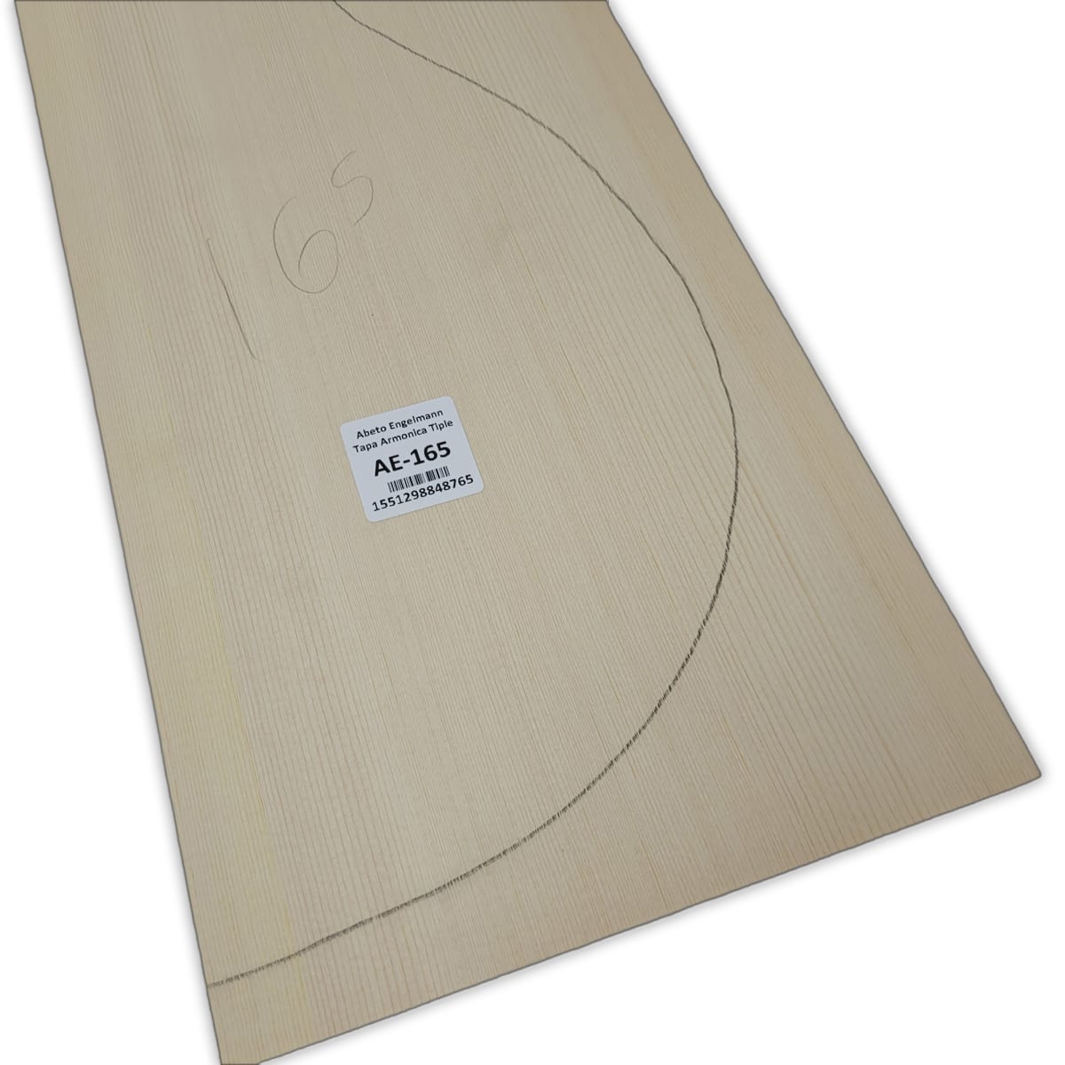 Tapa Armonica AE-165 de Abeto Engelmann Especial AAA para Tiple6
