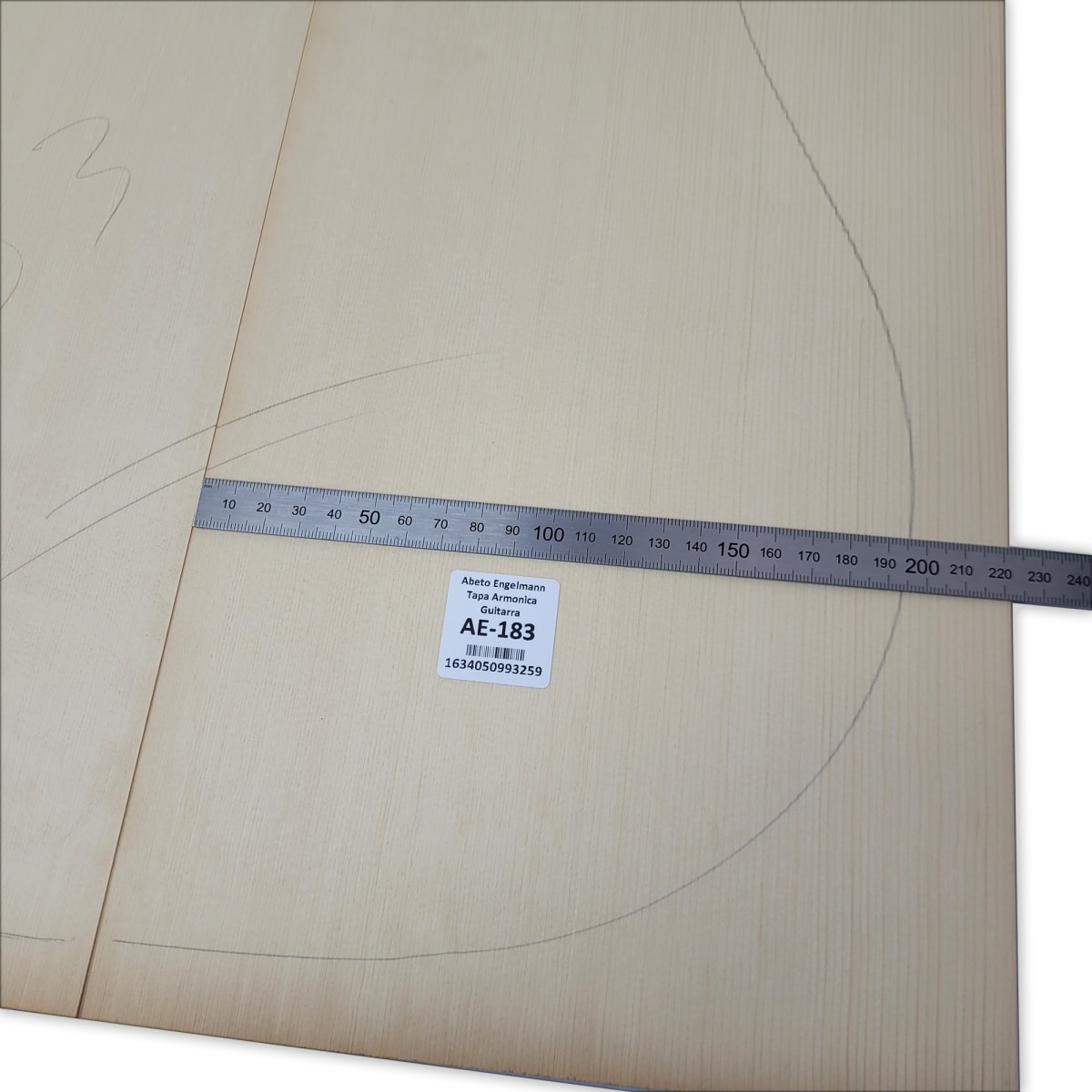 Tapa Armonica AE-183 de Abeto Engelmann Especial AAA para Guitarra4
