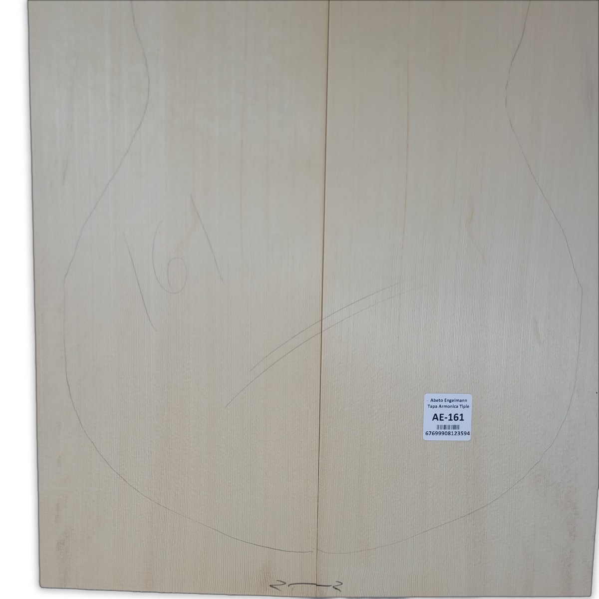 Tapa Armonica AE-161 de Abeto Engelmann Especial AAA para Tiple7