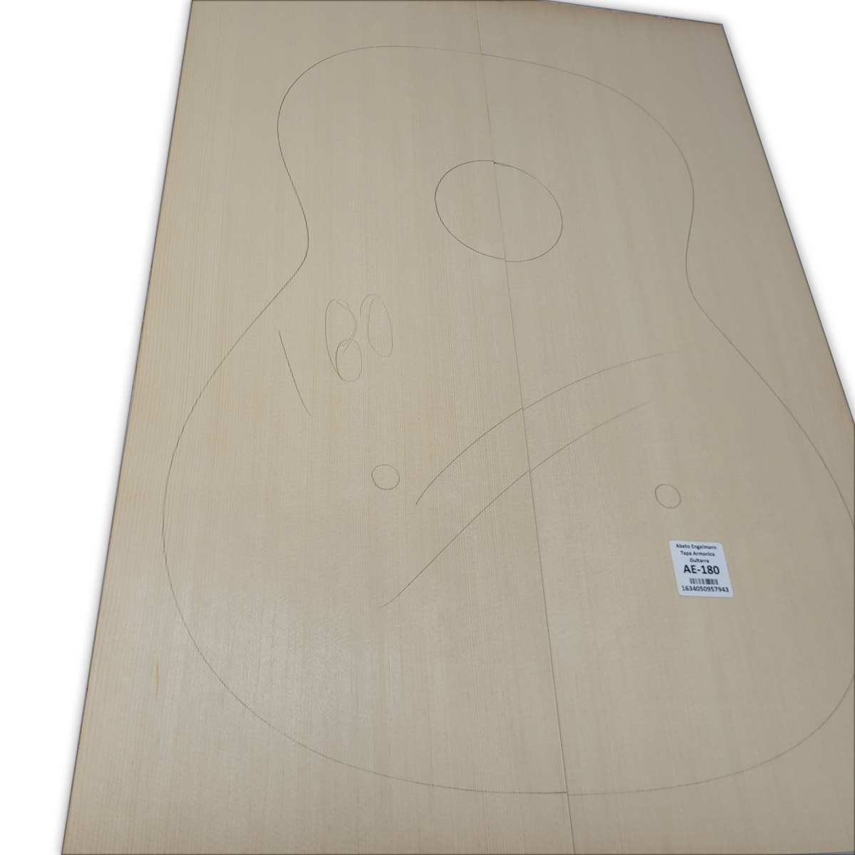 Tapa Armonica AE-180 de Abeto Engelmann Especial AAA para Guitarra7