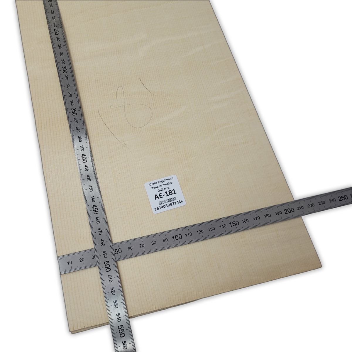 Tapa Armonica AE-181 de Abeto Engelmann Especial AAA Garra de Oso para Guitarra10