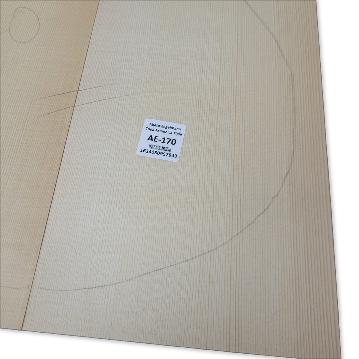 Tapa Armonica AE-170 de Abeto Engelmann Especial AAA para Tiple7