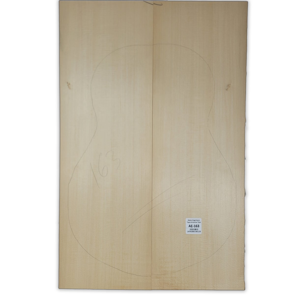 Tapa Armonica AE-163 de Abeto Engelmann Especial AAA para Tiple8