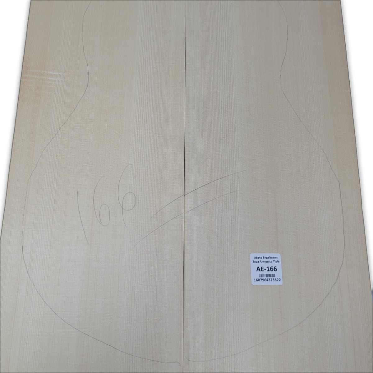 Tapa Armonica AE-166 de Abeto Engelmann Especial AAA para Tiple8