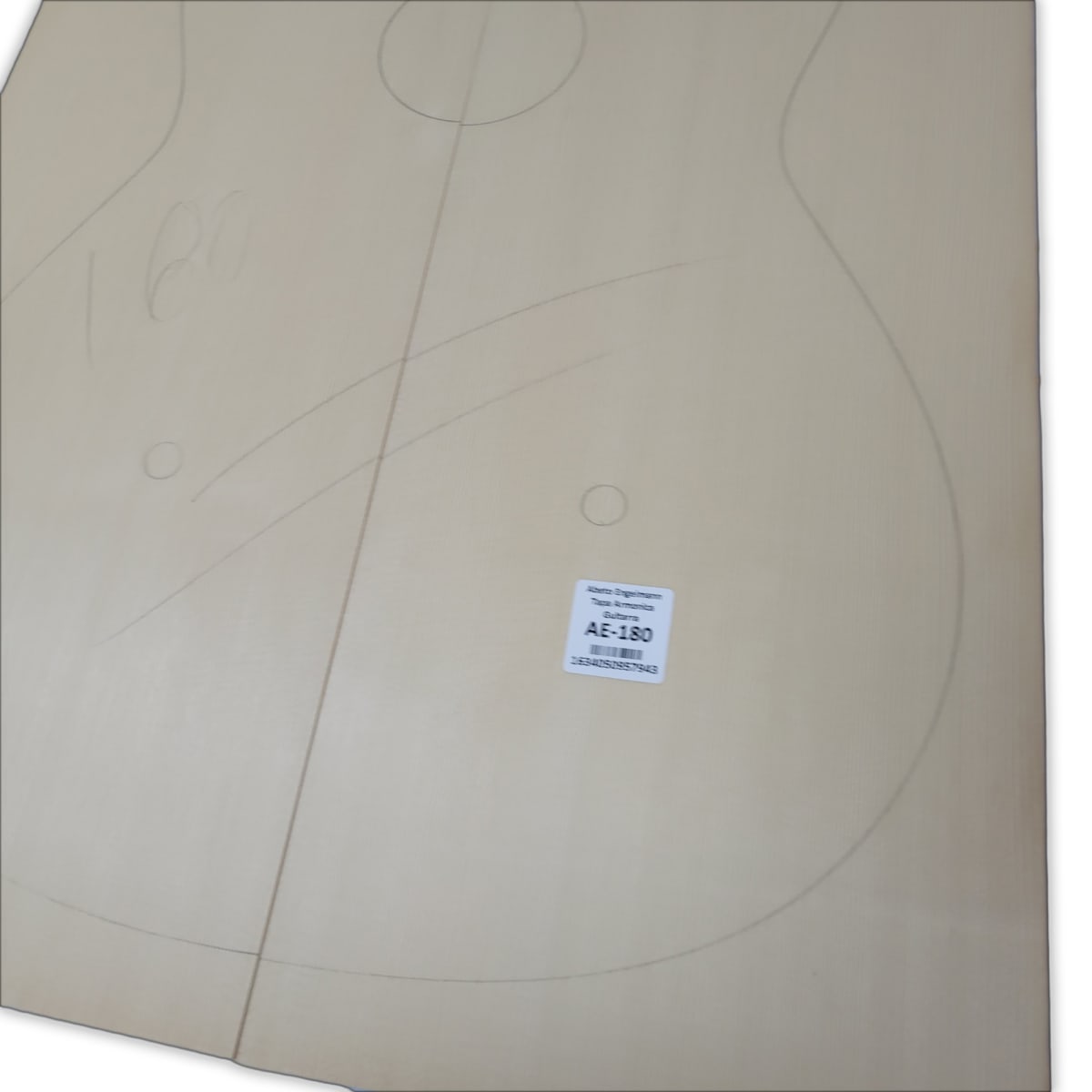 Tapa Armonica AE-180 de Abeto Engelmann Especial AAA para Guitarra8