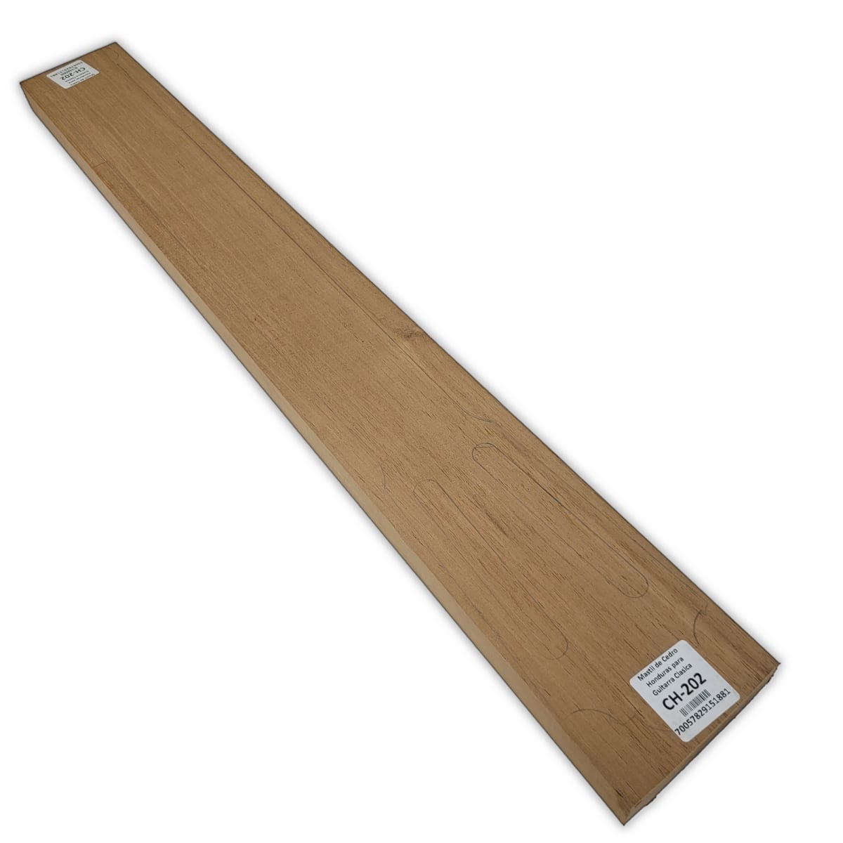 Mastil para Guitarra CH-202 de Cedro Honduras Economico con Detalles 0