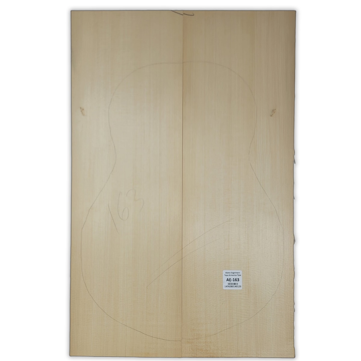 Tapa Armonica AE-163 de Abeto Engelmann Especial AAA para Tiple9