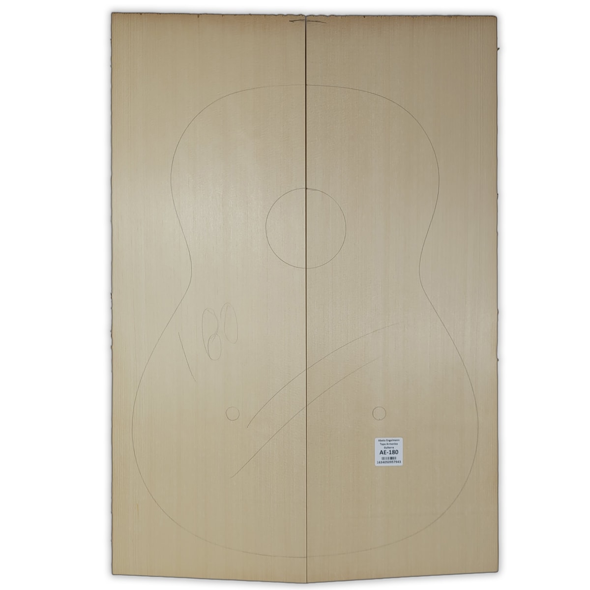 Tapa Armonica AE-180 de Abeto Engelmann Especial AAA para Guitarra9