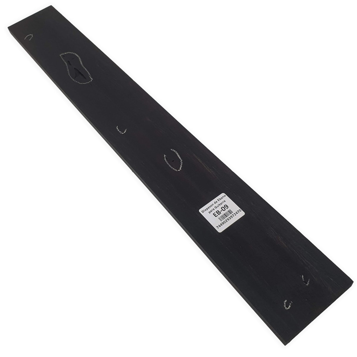 Diapason EB-09 de Ebano Negro para Guitarra / Pieza con detalles11