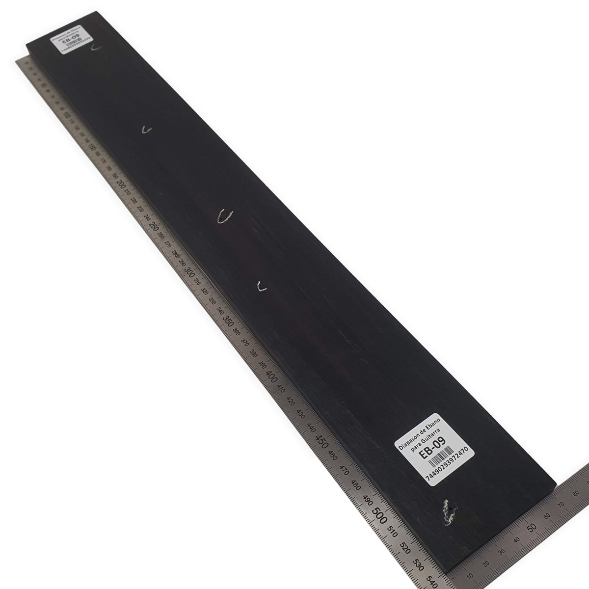 Diapason EB-09 de Ebano Negro para Guitarra / Pieza con detalles2