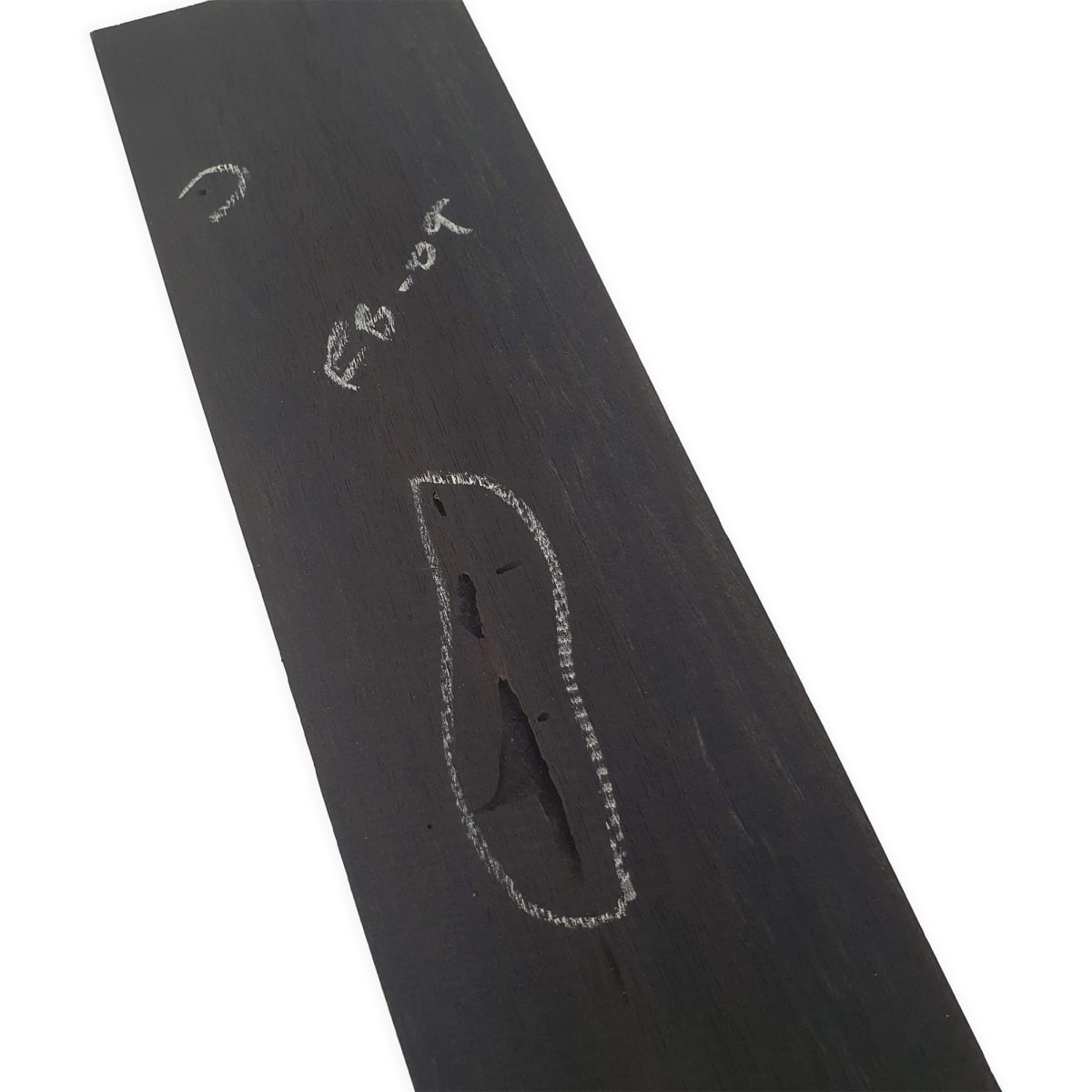 Diapason EB-09 de Ebano Negro para Guitarra / Pieza con detalles9