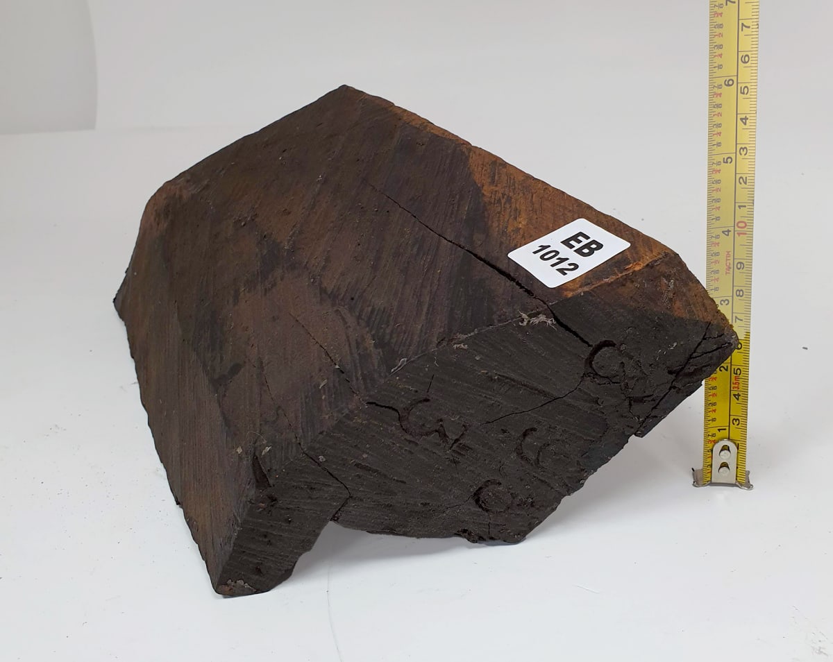 Pieza Unica REF: EB-1012 de Ebano para Artesania y Tallado7