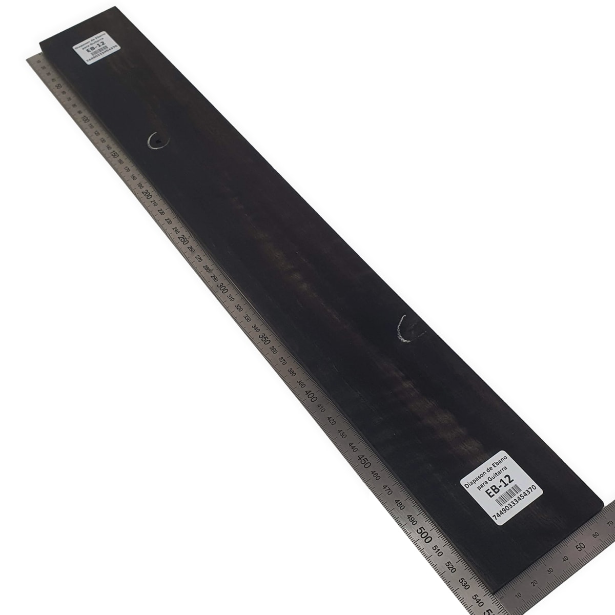 Diapason EB-12 de Ebano Negro para Guitarra / Pieza con detalles2