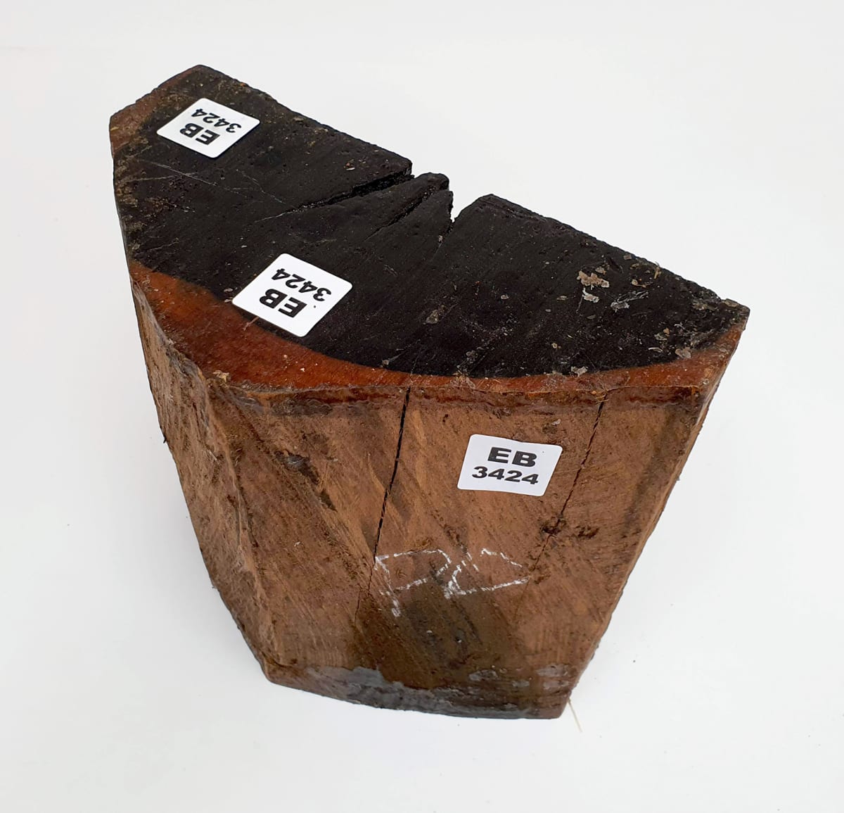 Pieza Unica REF: EB-3424 de Ebano para Artesania y Tallado2