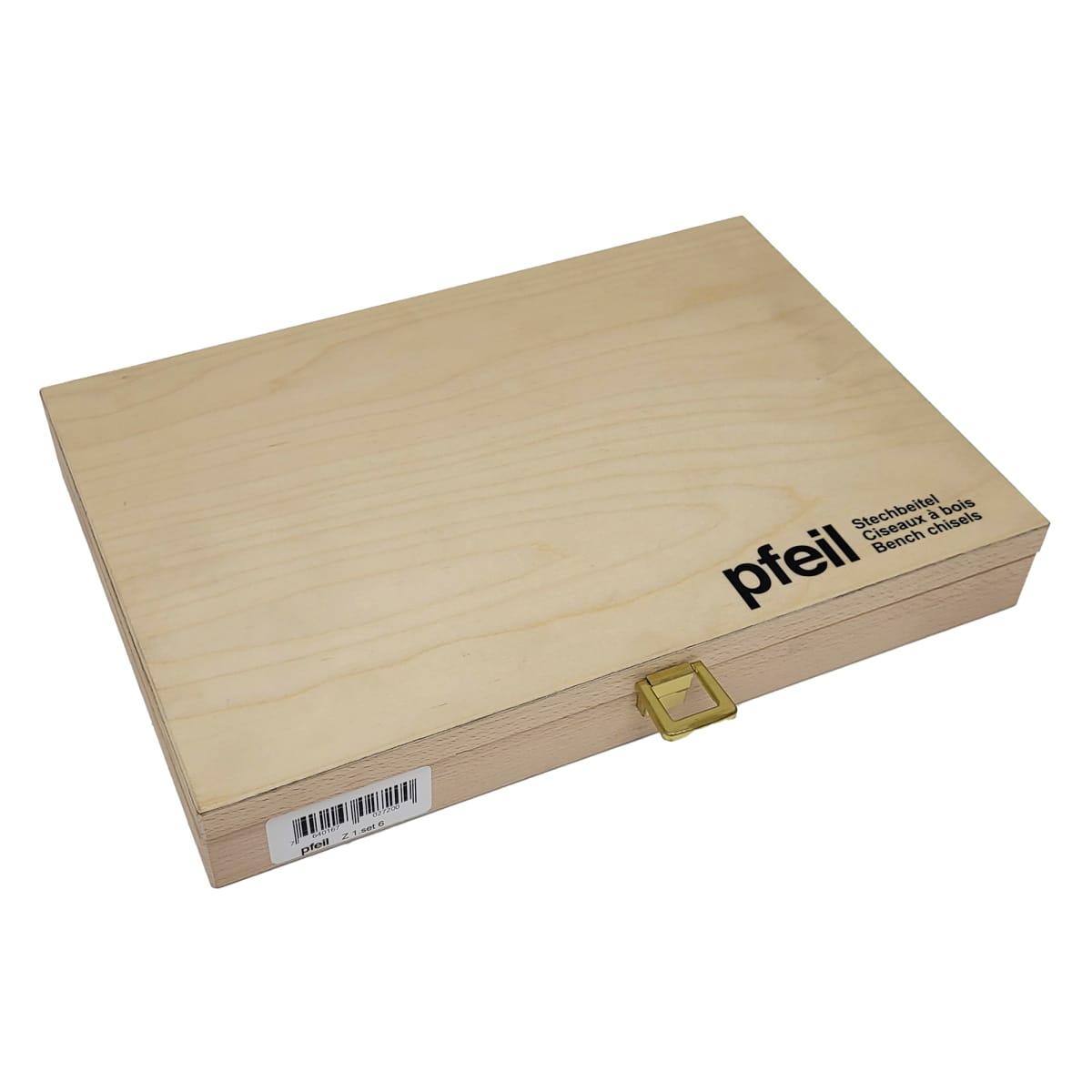 Set de 6 Formones Carpinteros + Estuche de Madera. Mod: Z11