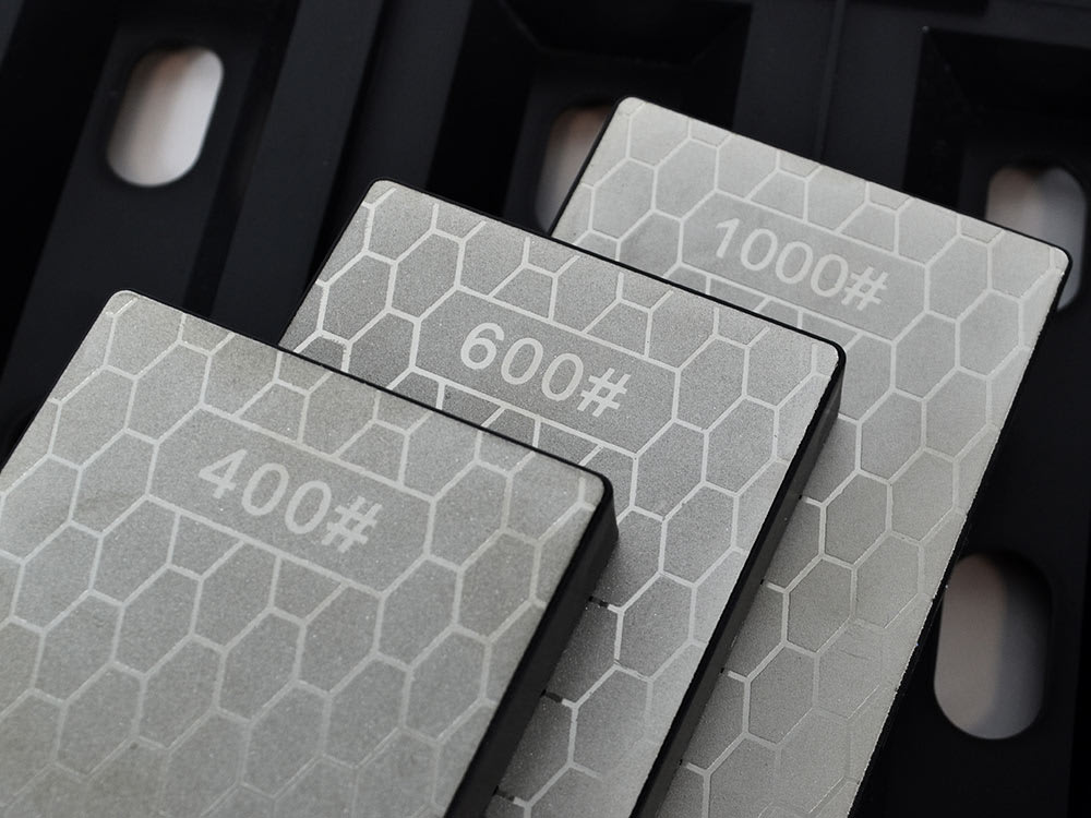 Set de Piedras Diamantadas para Afilar. Mod: FAIDWTRIPLE. Granos: 400 - 600 - 10003