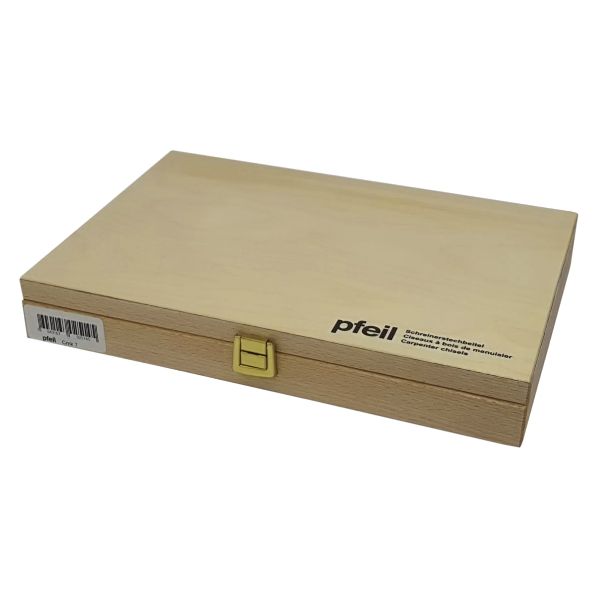 Set de 6 Formones Carpinteros + Estuche de Madera. Mod: CMK 73