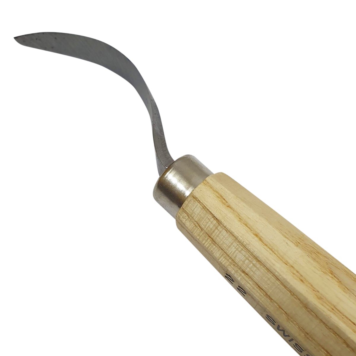 Cuchillo Vaciador Semi-Curvo Grande. Mod Kerb 22 Gancho3