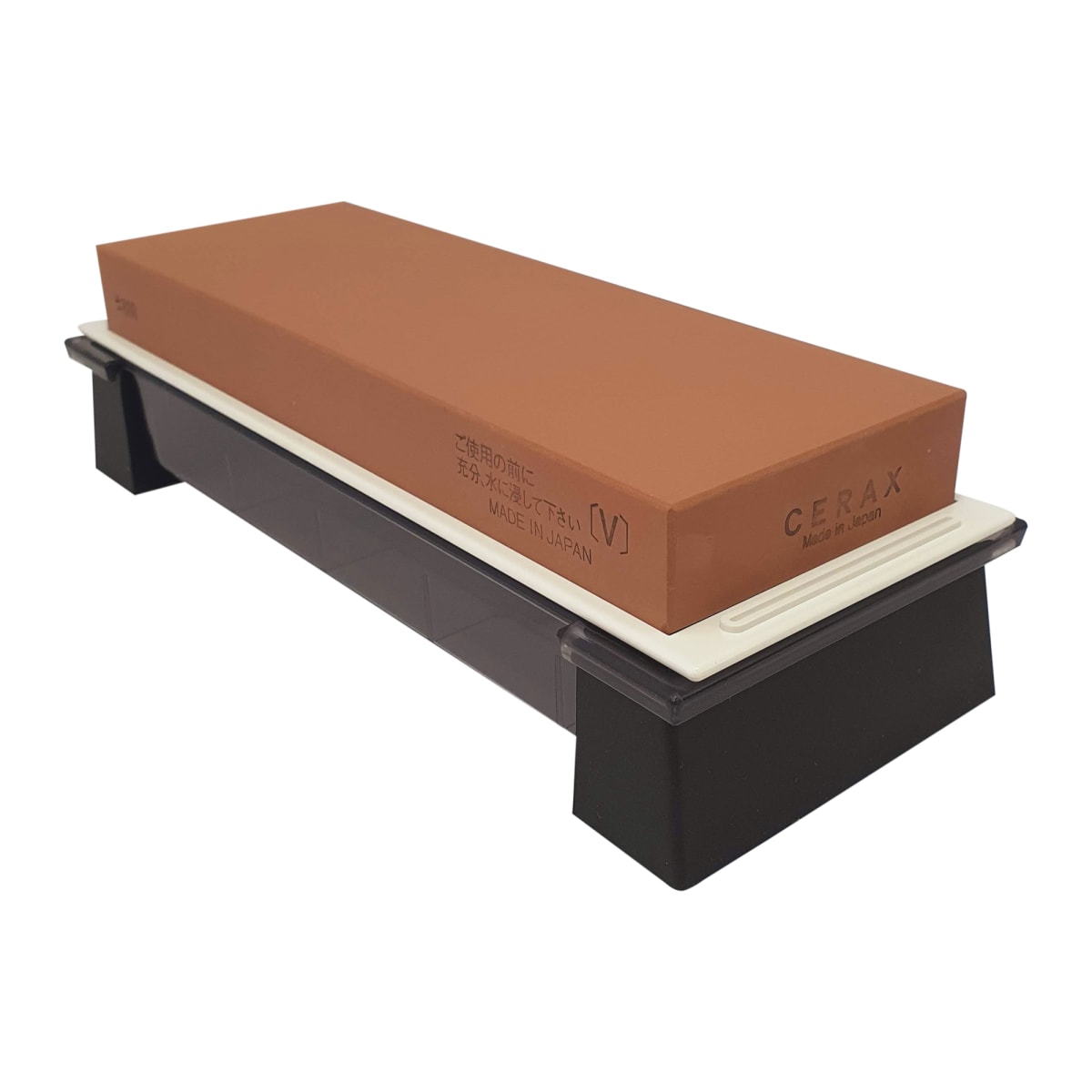 Piedra Cerax Plana Mod: CR-800-R para Afilado de Formones, Cuchillos, Cepillos. Grano 8004