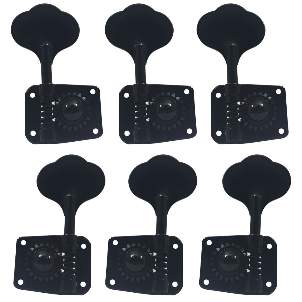 Clavijero Gotoh 3L + 3R Black GB10 para Bajo Electrico 0