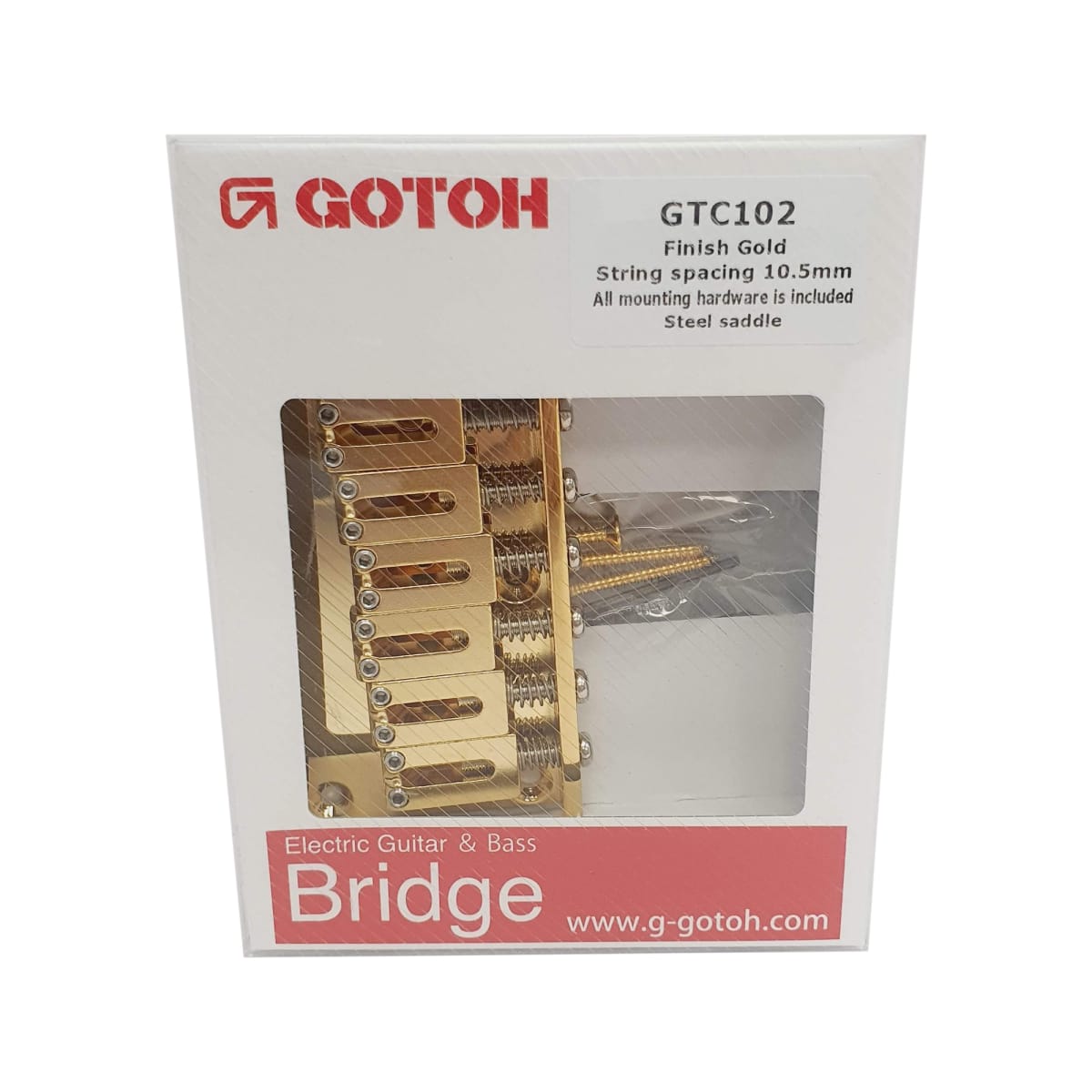 Puente Fijo Hard Tail. Mod: GTC102. Color: Gold (52.5 mm) 0
